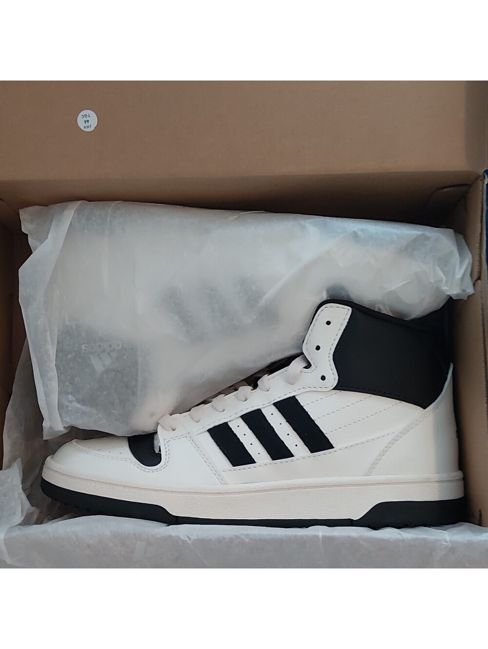 adidas Break Start Mid W Women’s Basketball Shoes White/Black US 9 Medium